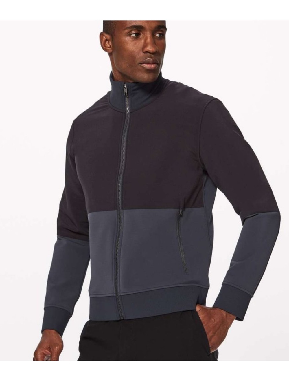 Lululemon Men’s Superlative Full Zip Jacket Melanite Grey Medium